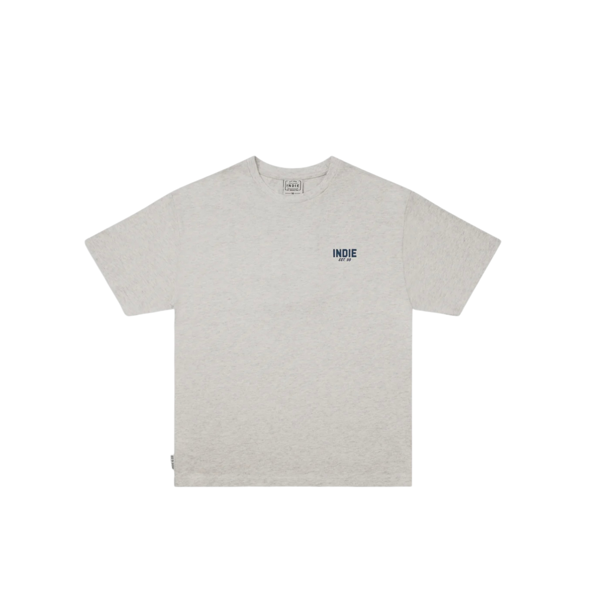 The Camino Tee | Grey Marle/Navy