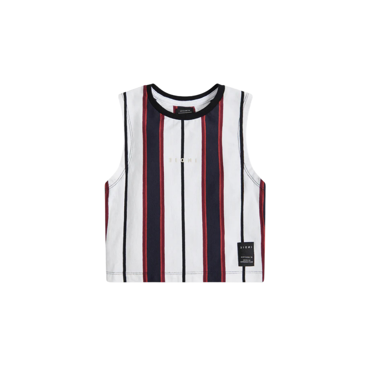 The Indie Stripe Muscle | Burgundy