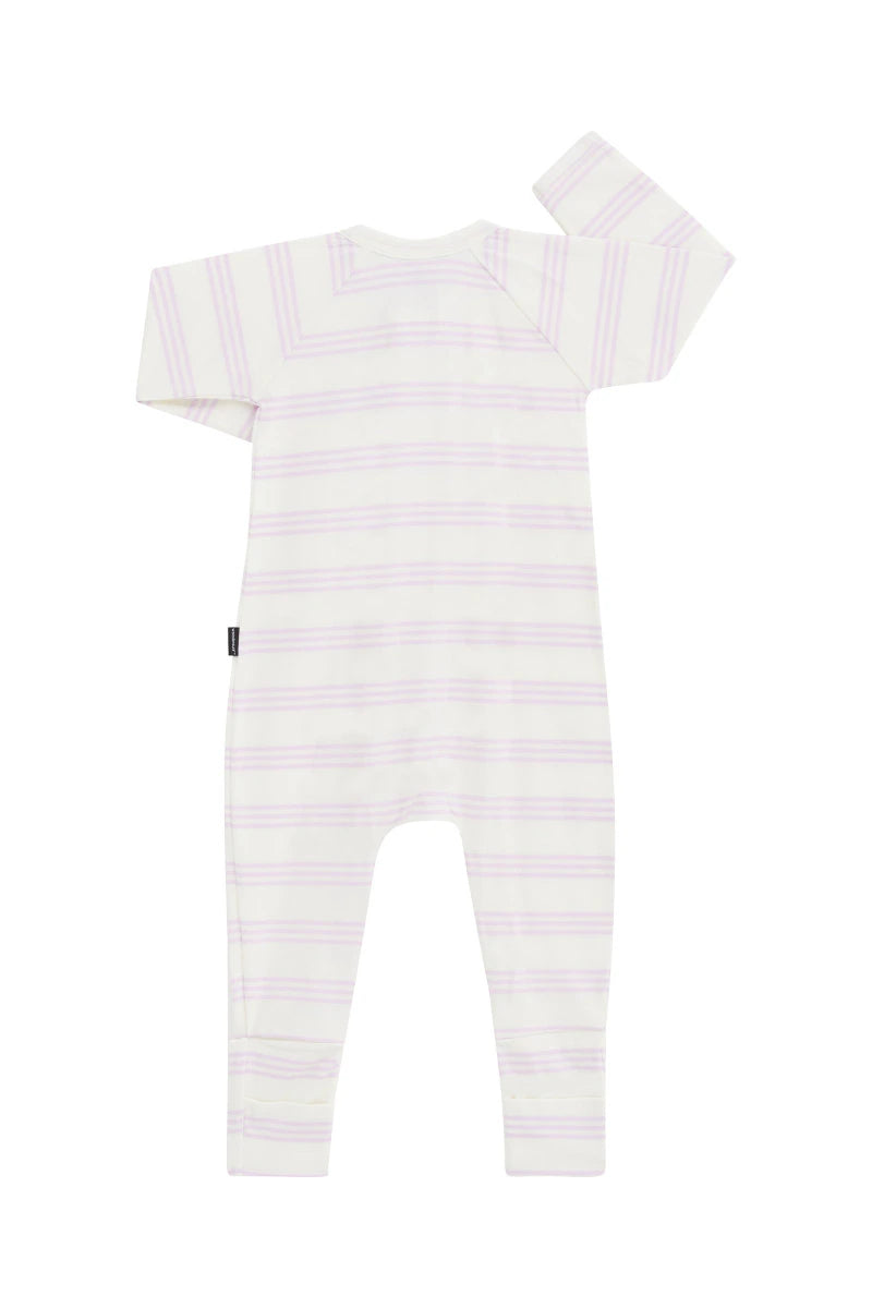 Zip Wondersuit | Triple Threat Stripe Lilac