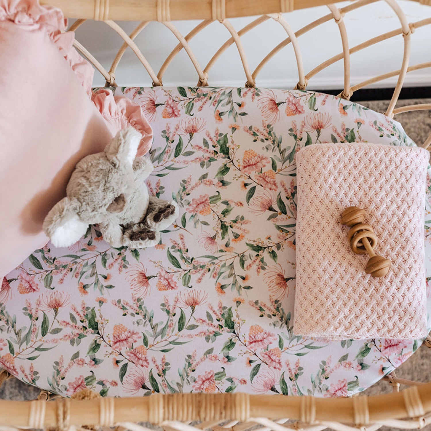 Bassinet Sheet / Change Pad Cover | Wattle
