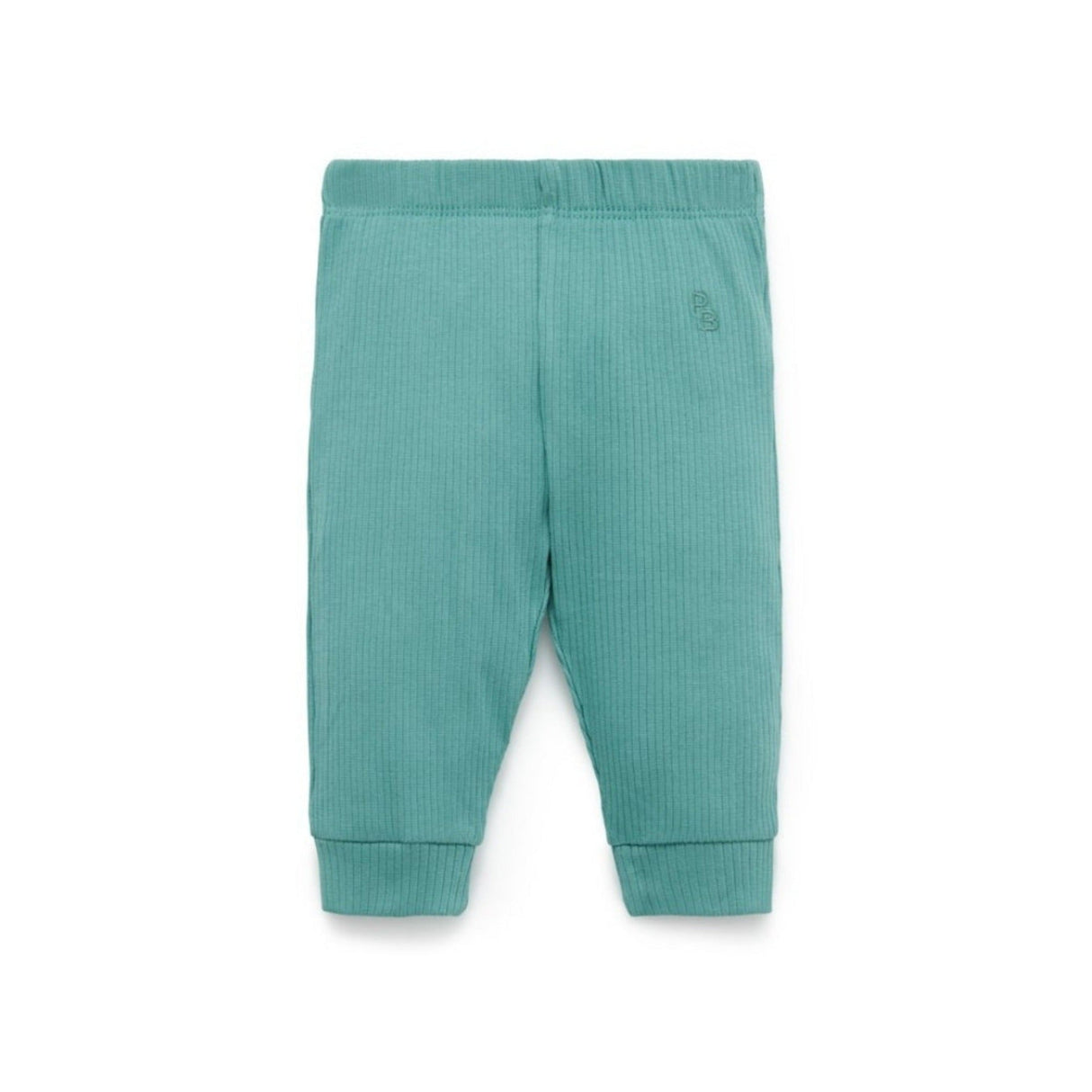 Rib Leggings | Moss Green