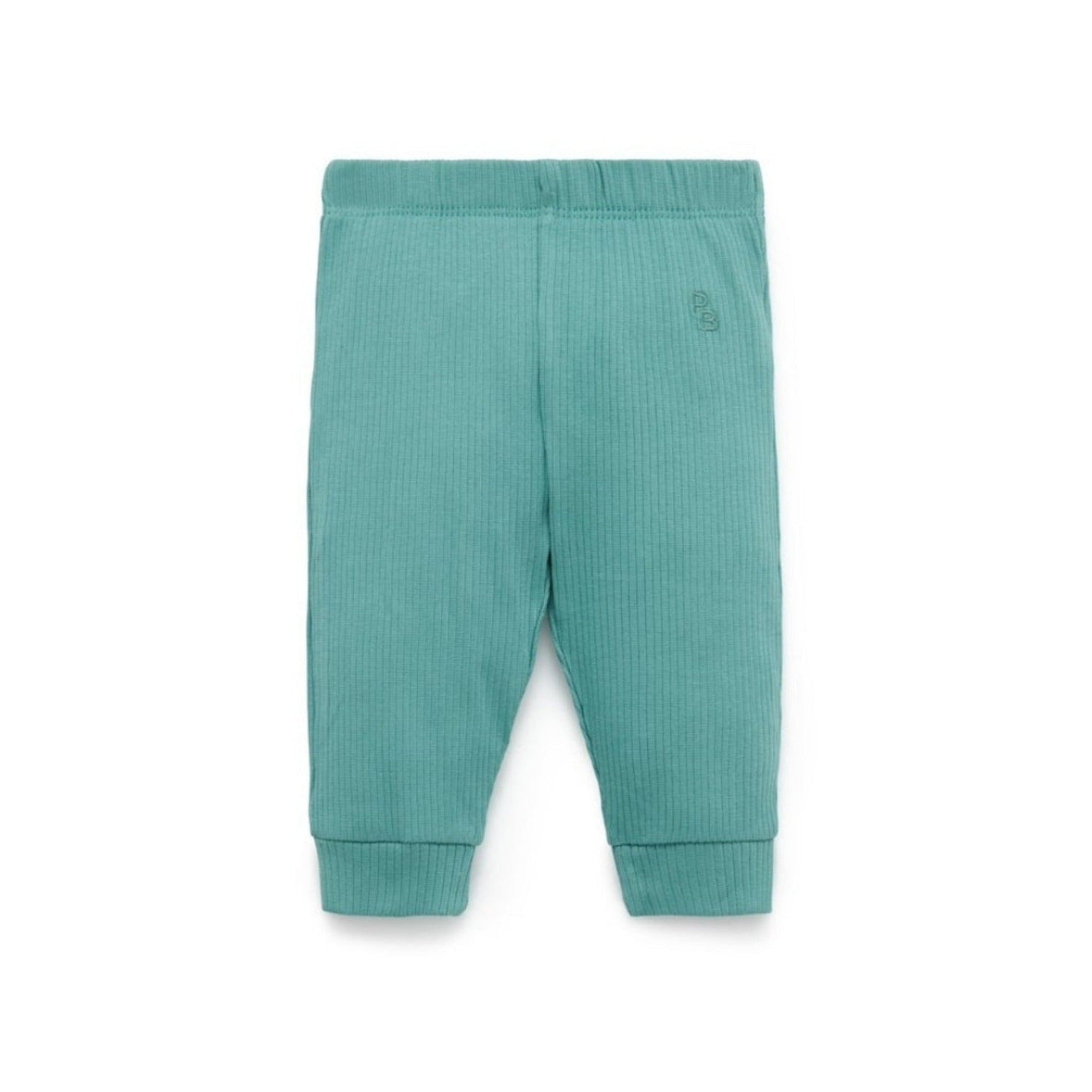 Rib Leggings | Moss Green