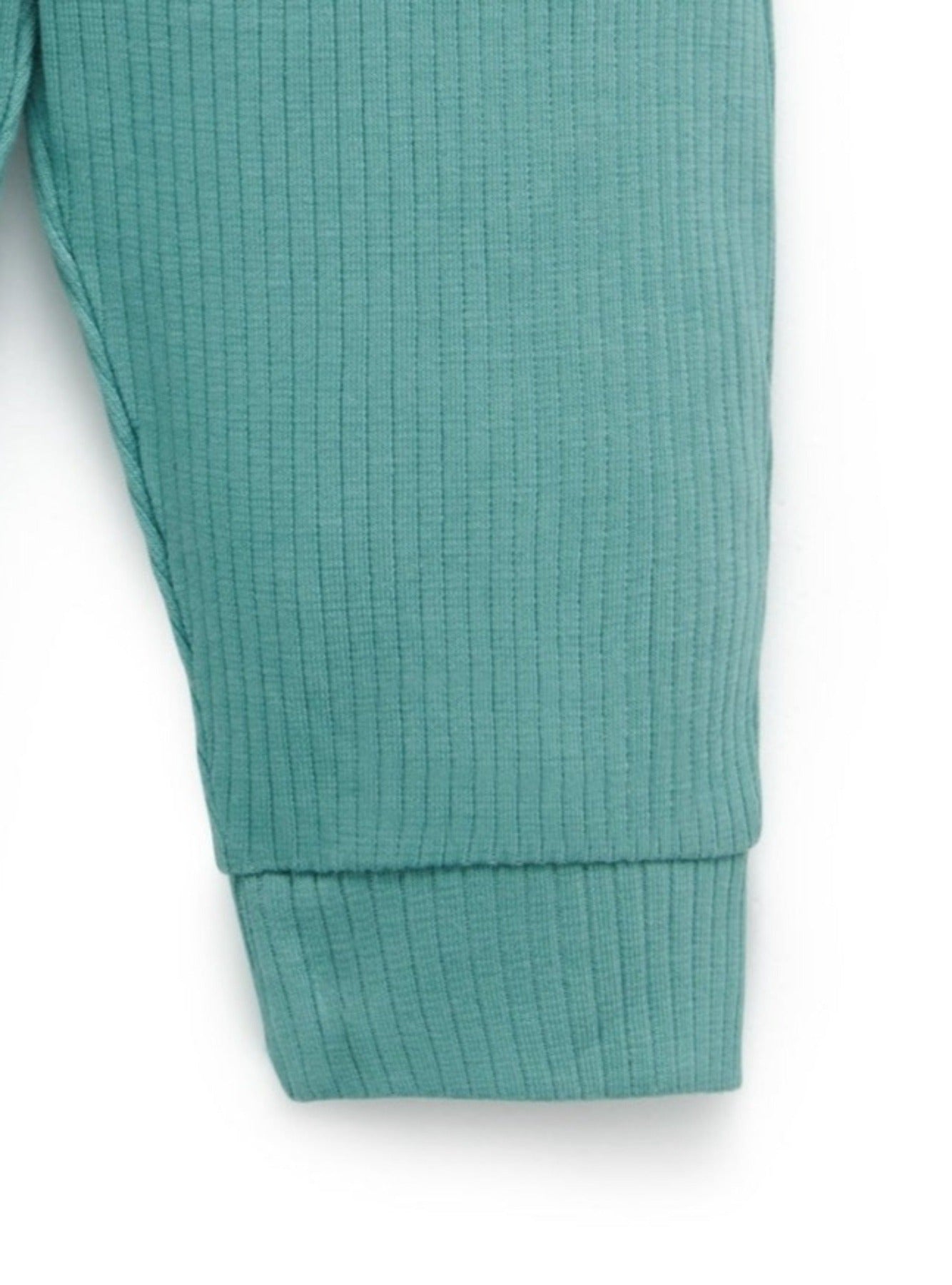 Rib Leggings | Moss Green