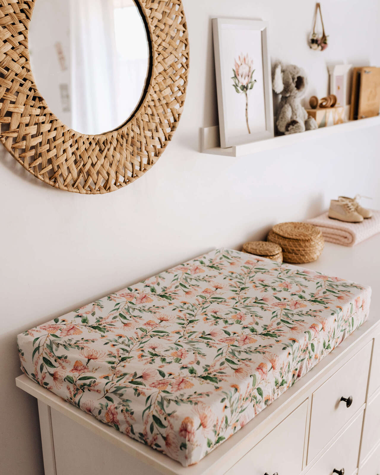 Bassinet Sheet / Change Pad Cover | Wattle