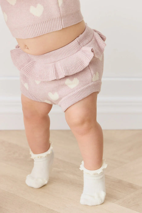 Molly Bloomer | Heart Jacquard Ballerina Marle