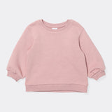 Dymples Baby Basic Fleece Sweater | Light Pink