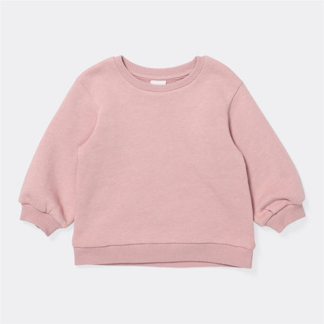 Dymples Baby Basic Fleece Sweater | Light Pink