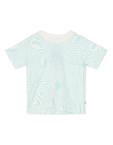 Short Sleeve Crew Tee | Ying Yang Swirl Sea Monkey