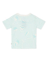 Short Sleeve Crew Tee | Ying Yang Swirl Sea Monkey