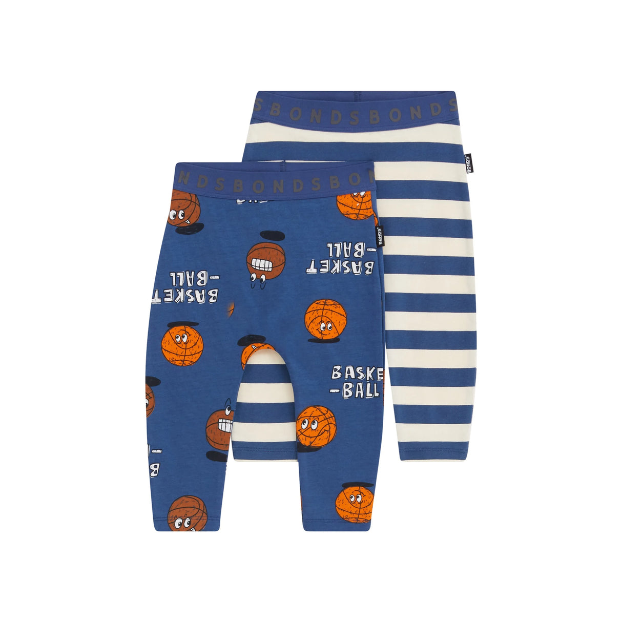Roomies Legging 2 Pack | Bounce Club/Rugby Stripe