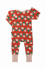 Zip Wondersuit | Tulip Fields Red