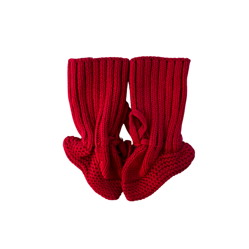 Knitted Booties | Rudolph