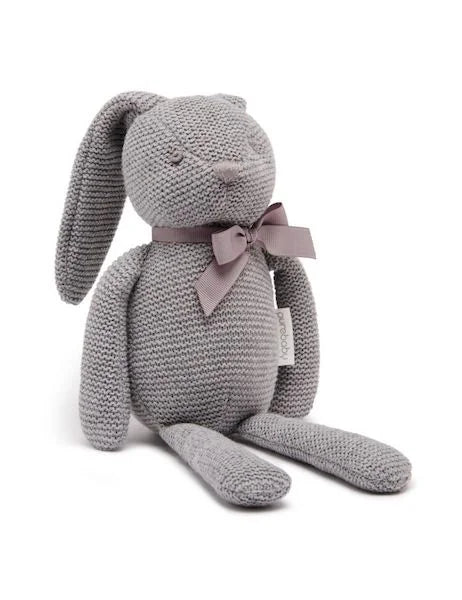 Knitted Bunny Toy | Grey