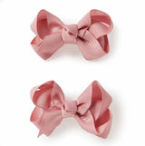 Piggy Tail Hair Clips (Pair) | Dusty Pink