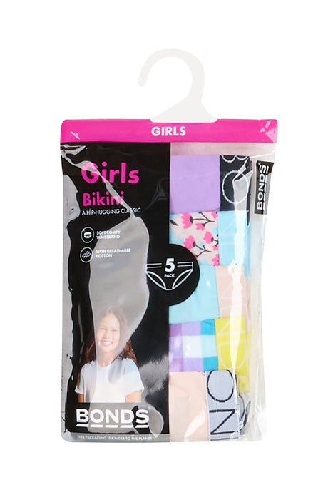 Girls Bikini 5 Pack | Multi