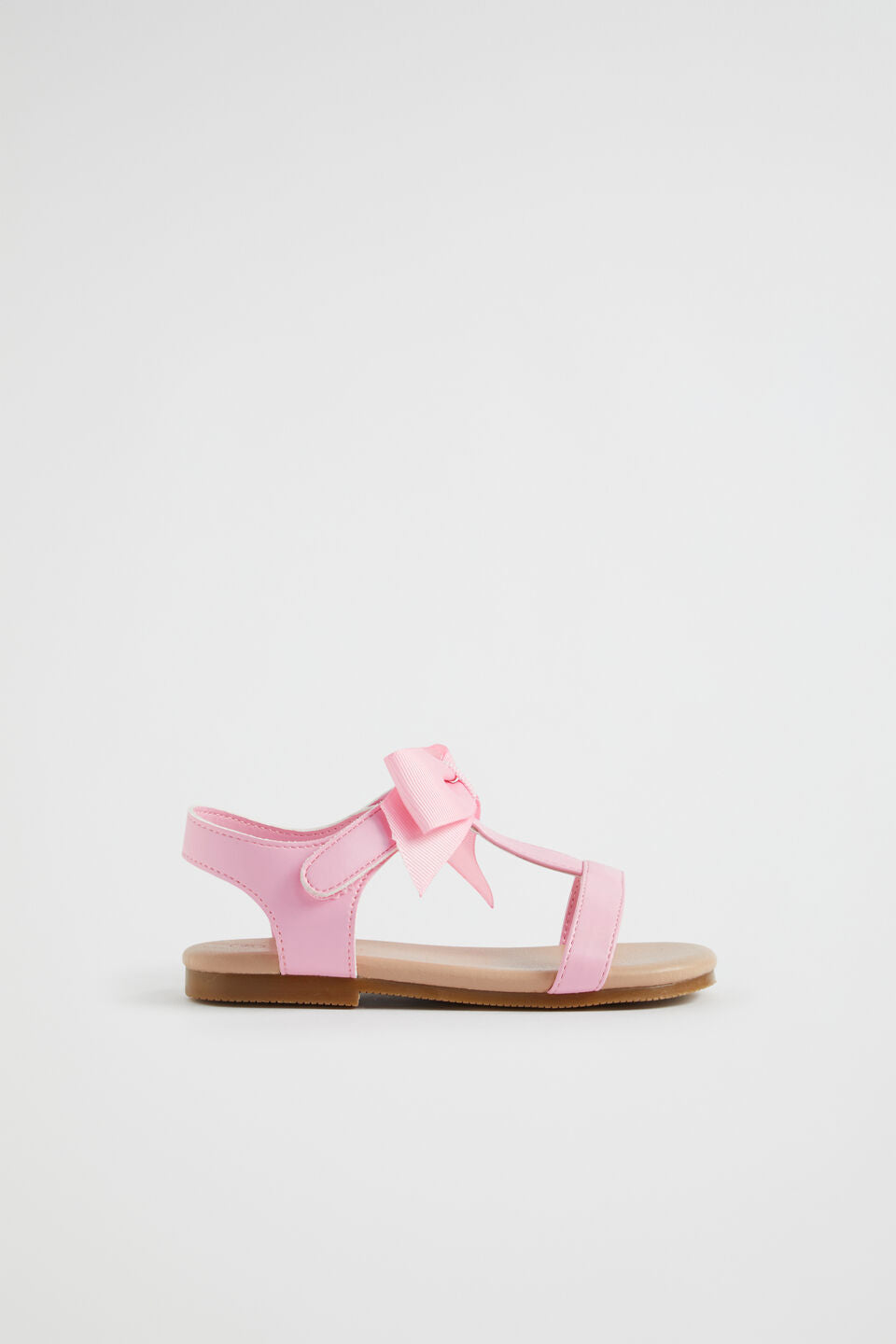 Grosgrain Bow Sandal | Candy Pink