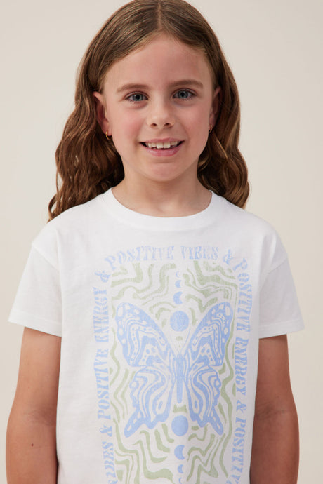 Poppy Print Tee | Vanilla & Positive Energy
