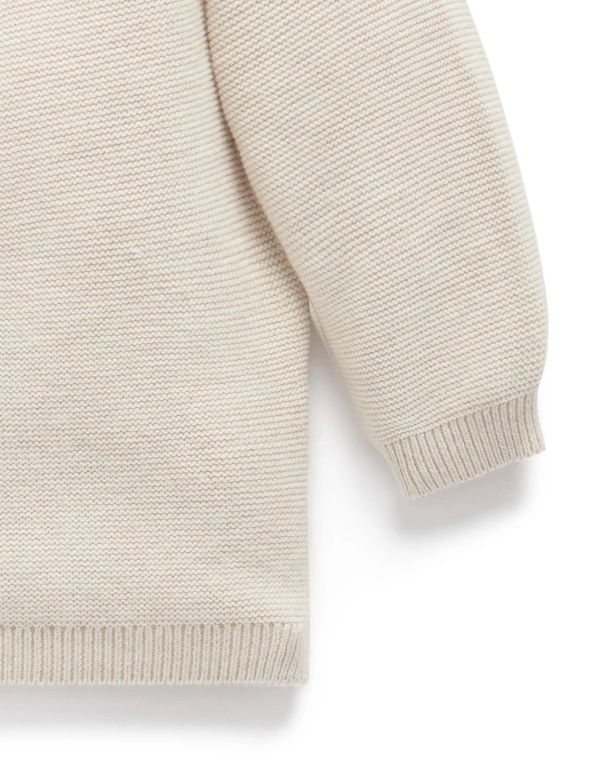 Textured Cardigan | Wheat Melange