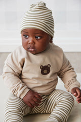 Organic Cotton Damien Sweatshirt | Fawn Bear