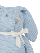 Knitted Bunny Toy | Blue