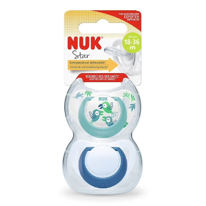 Nuk Star Orthodontic Soother | 2 pack