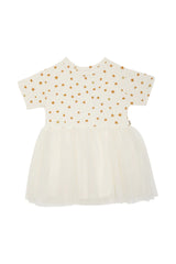 Girls Pointelle Tutu Dress | Sparkly Star