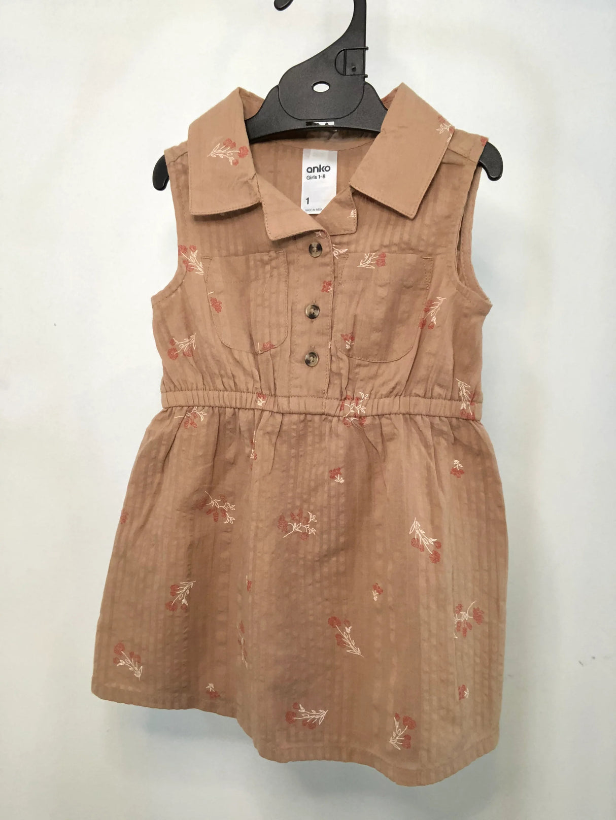 Girls Party Dress | Rust