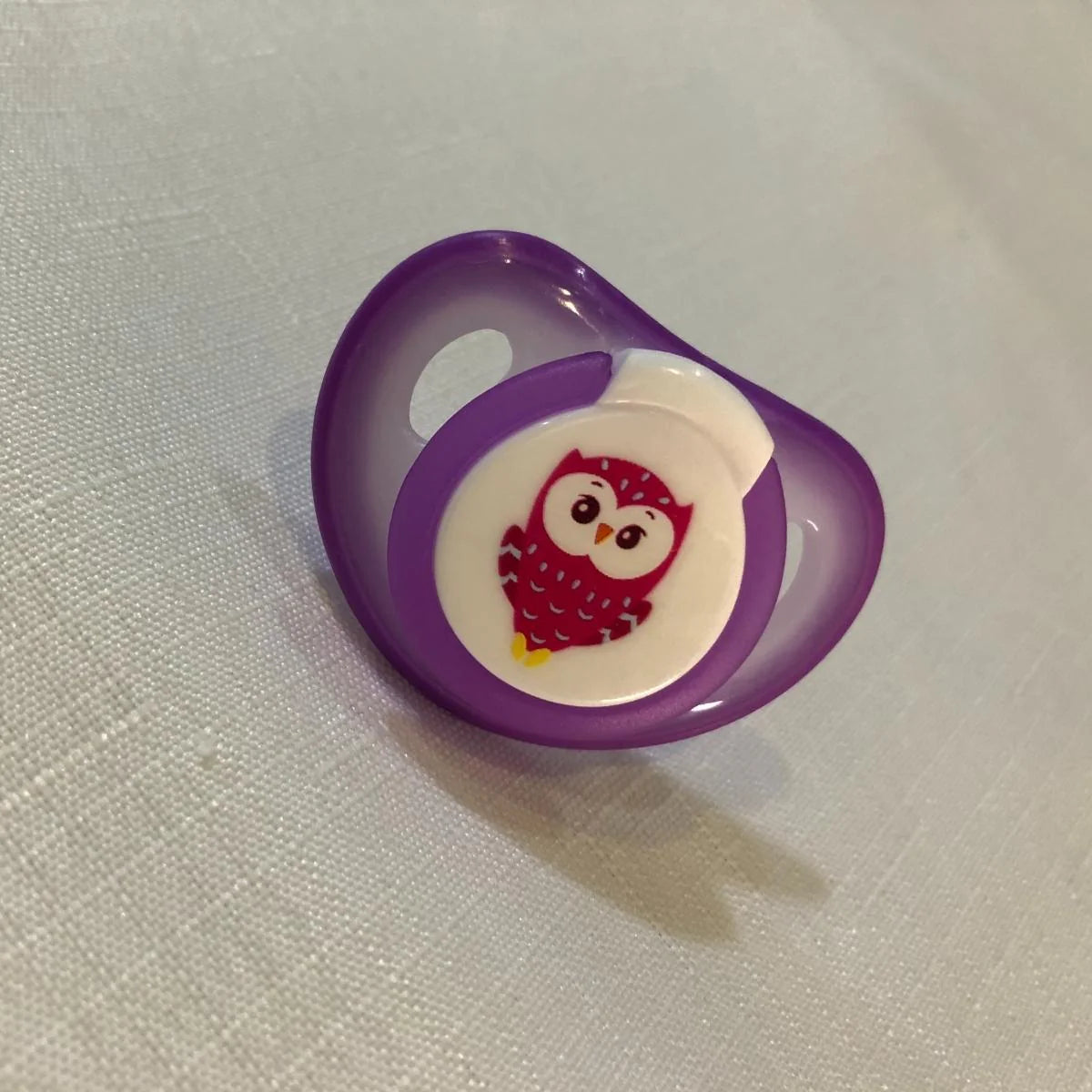 Dymples Silicone Soother - Mauve Owl