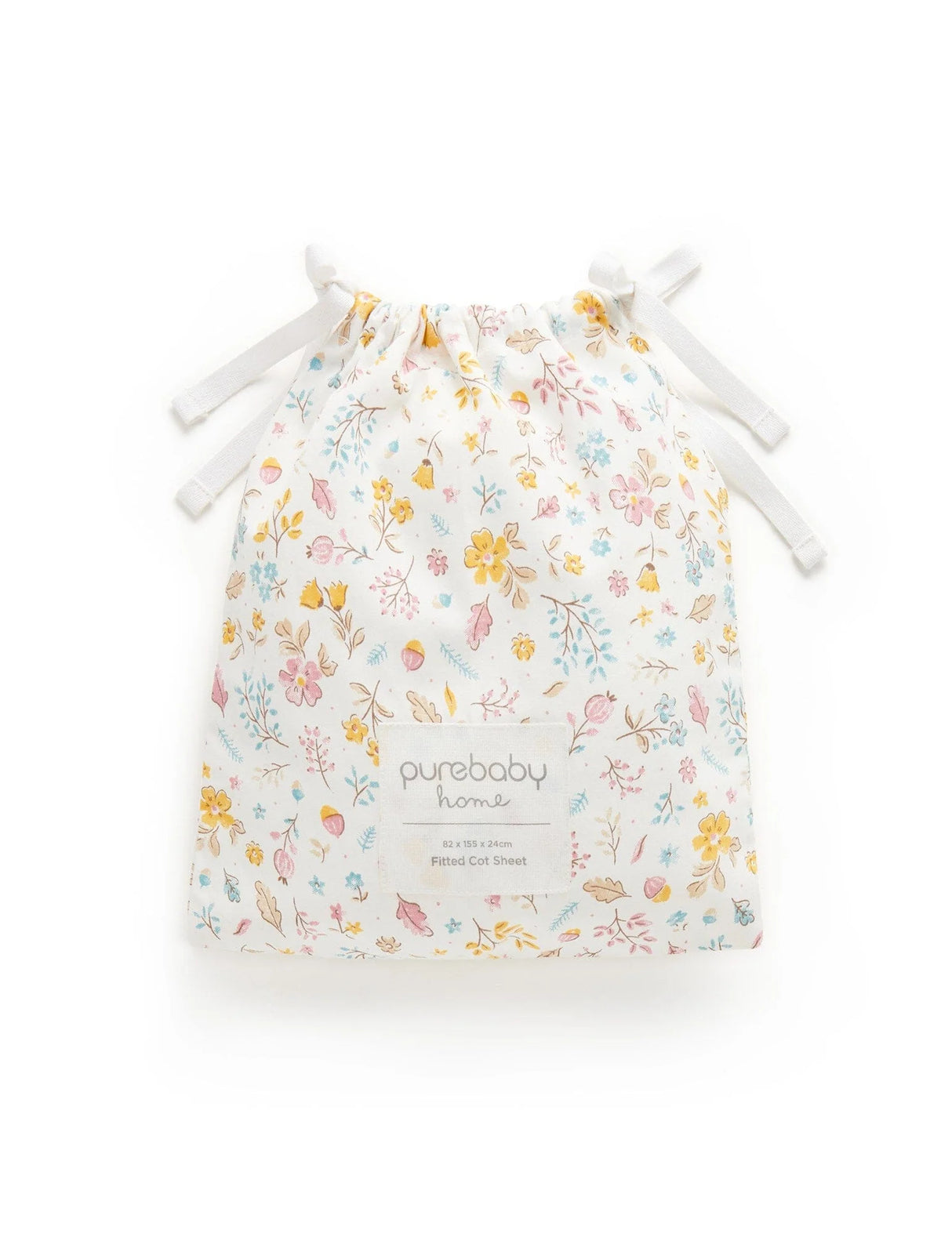 Printed Cot Sheet | Posy
