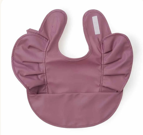 Frill Snuggle Bib | Mauve