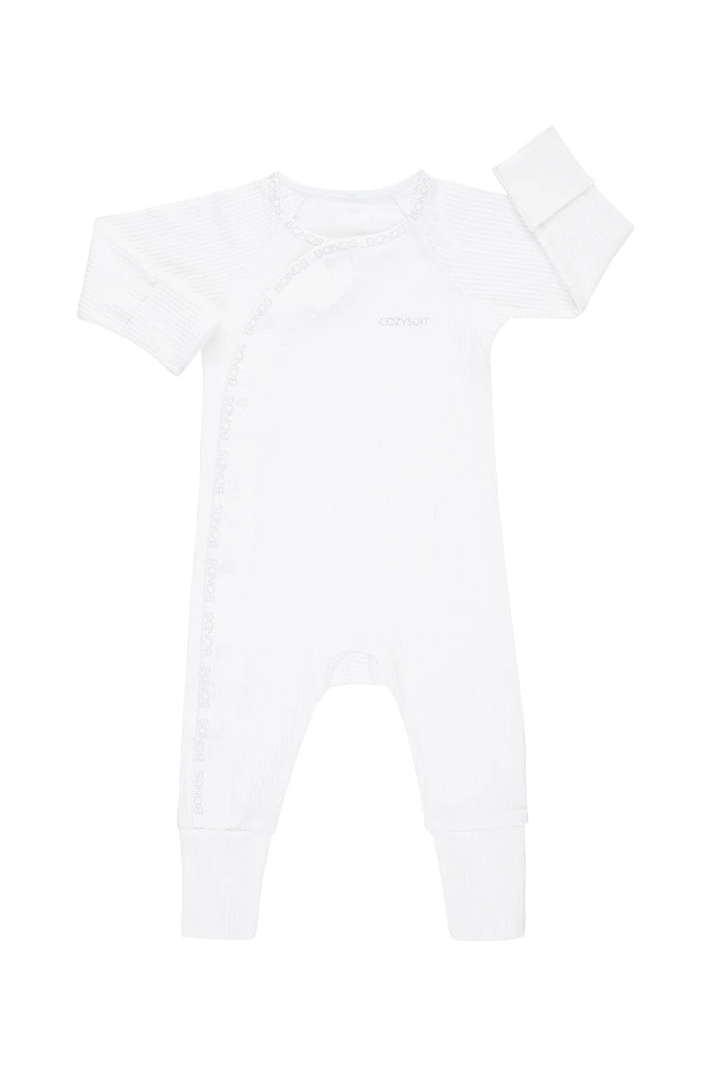 Pointelle Cozysuit | White