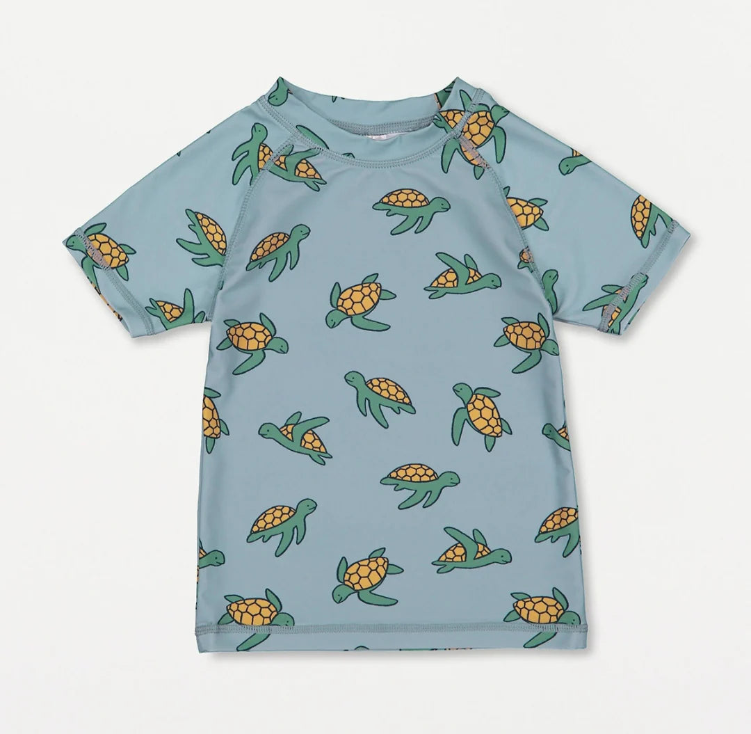 Dust turtle Short Sleeve Rash Vest