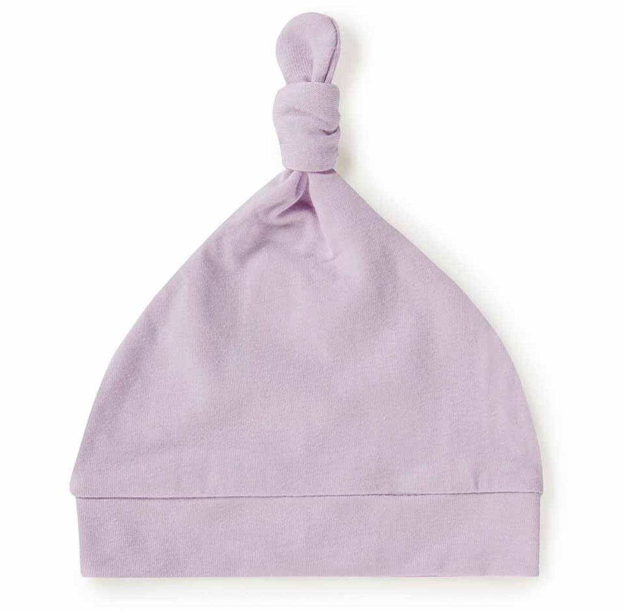 Organic Knotted Beanie | Lilac