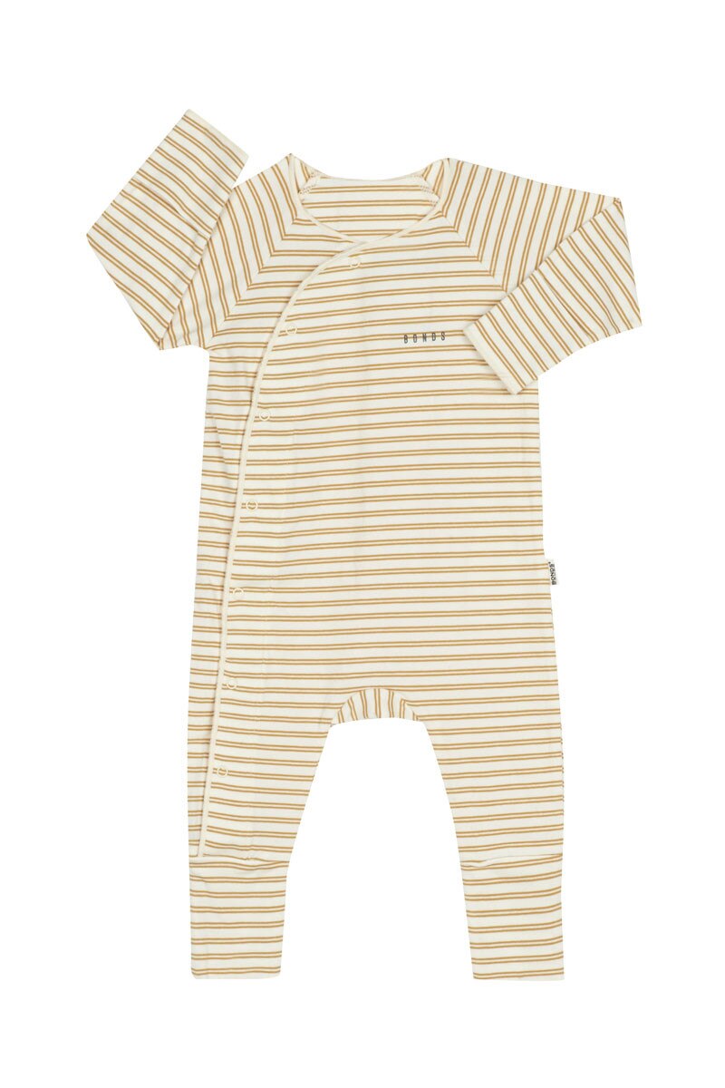 Newbies Cozysuit | Golden Soil Stripe