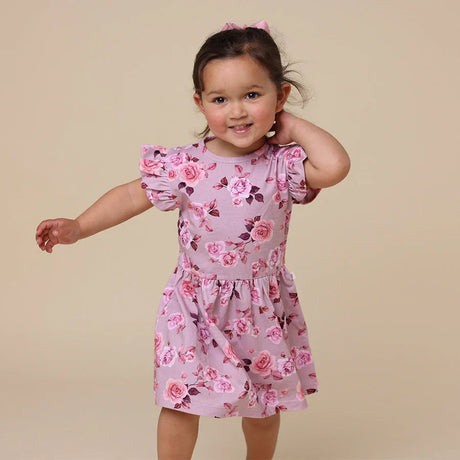 Short Sleeve Organic Dress | Blossom