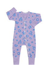 Wondercool Eyelet Zip Wondersuit | Iodine