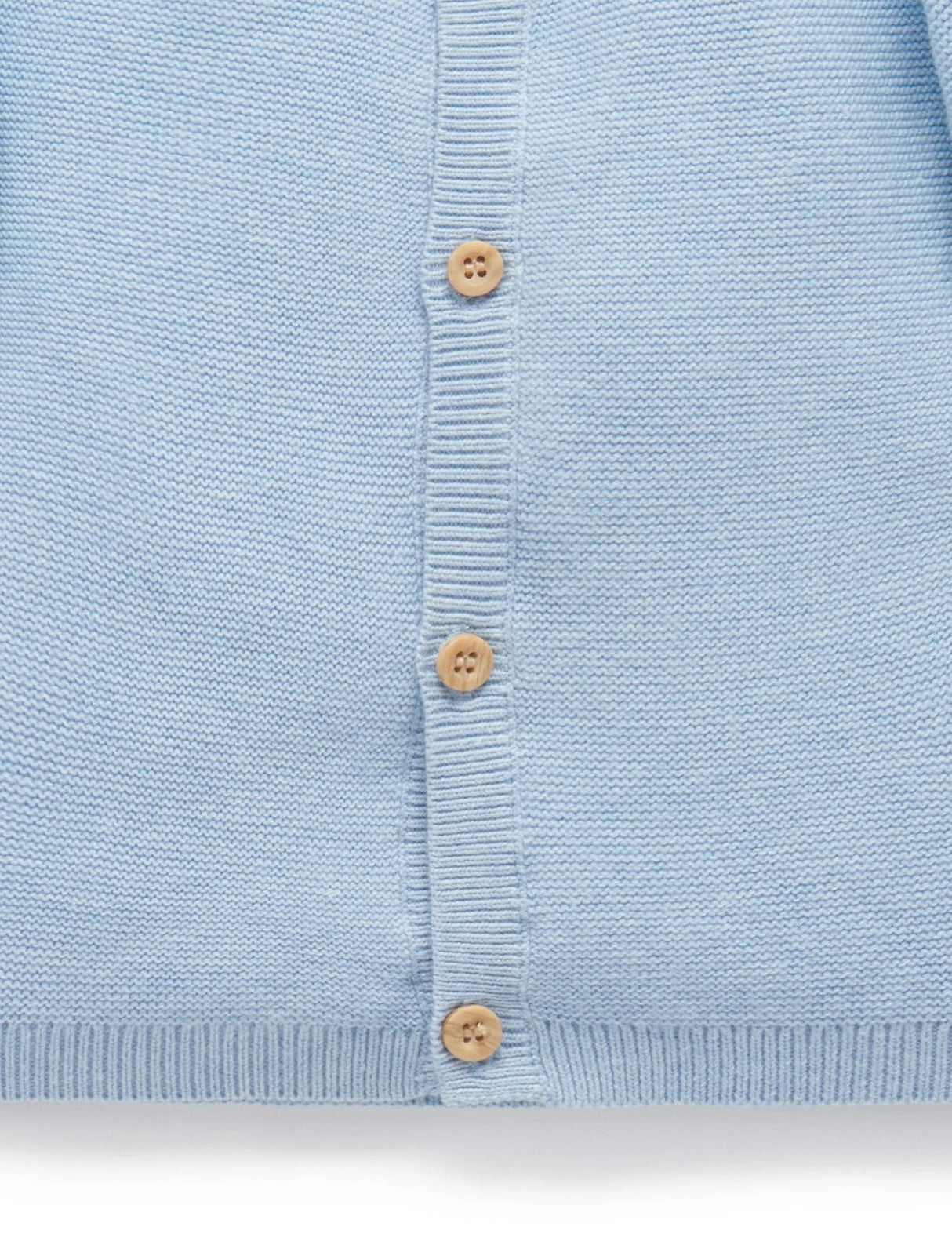 Textured Cardigan l Blue Melange