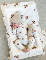 Swaddle and Topknot Set | Teddies