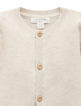 Textured Cardigan | Wheat Cardigan