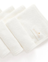 4 Pack Towelling Face Washers l Vanilla