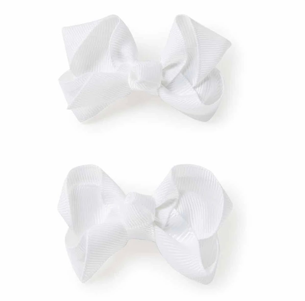 Piggy Tail Hair Clips (Pair) | White