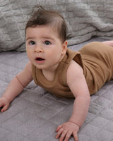 Baby Ecostyle Bamboo Rib Singlet | Mocha