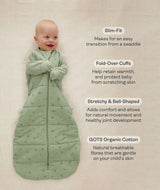 Sleeping Bag 2.5 TOG Sleeved | Willow