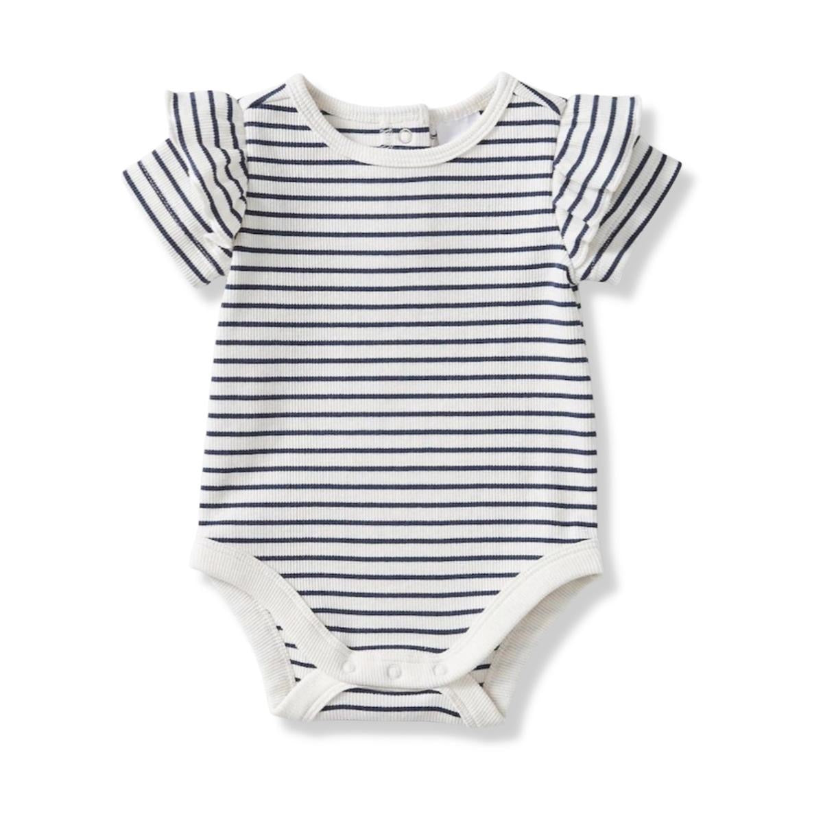 Organic Cotton Frill Bodysuit