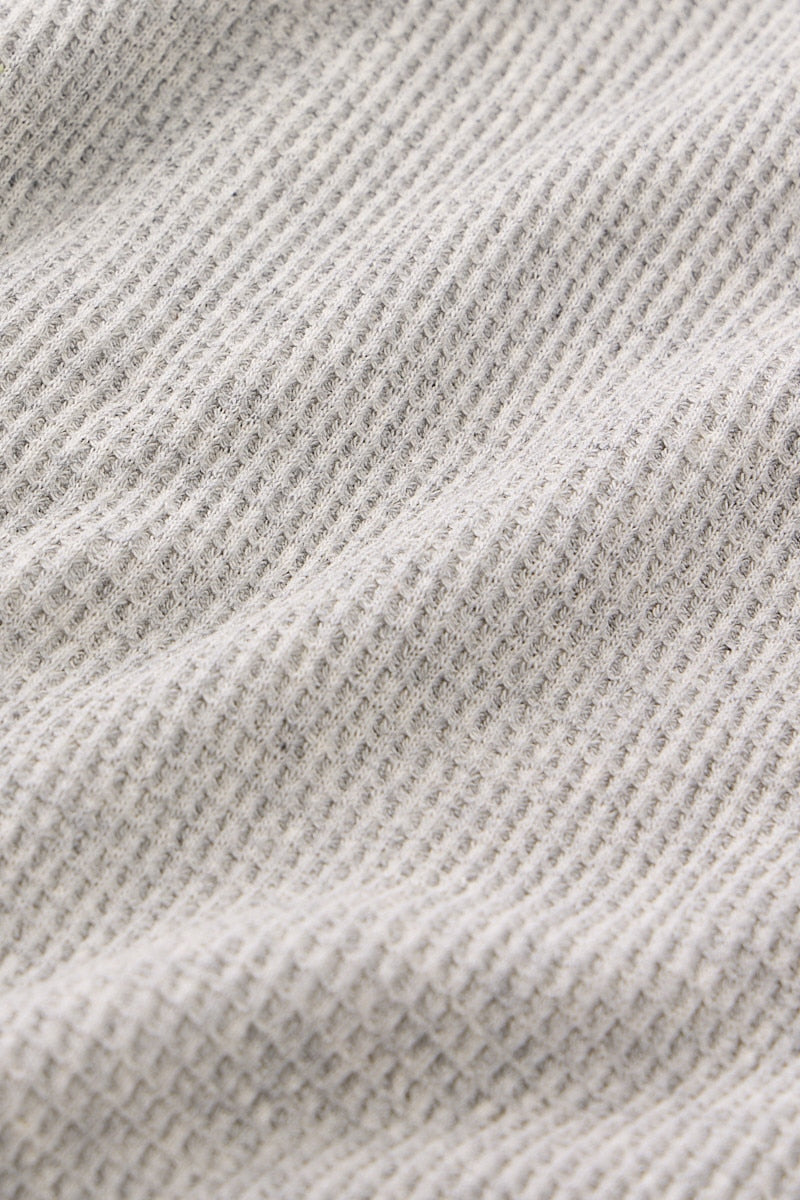 Waffle Zip Wondersuit | New Grey Marle