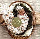 Organic Muslin Wrap| Dino