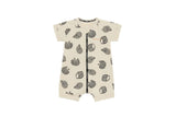 Wondercool Eyelet Romper | Sandy Seashells Marscapone