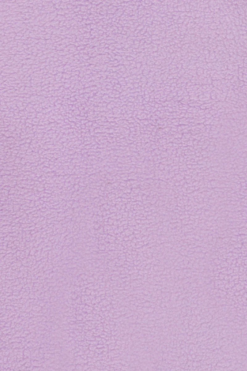 Teddy Fleece Zippy | Cotton Purple Pansy