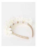 Flower Garland Headband | Ivory