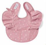 Frill Snuggle Bib | Pink Fleur